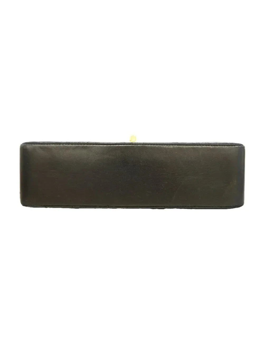 Chanel Shoulder Bag Quilted Lambskin Black Gold